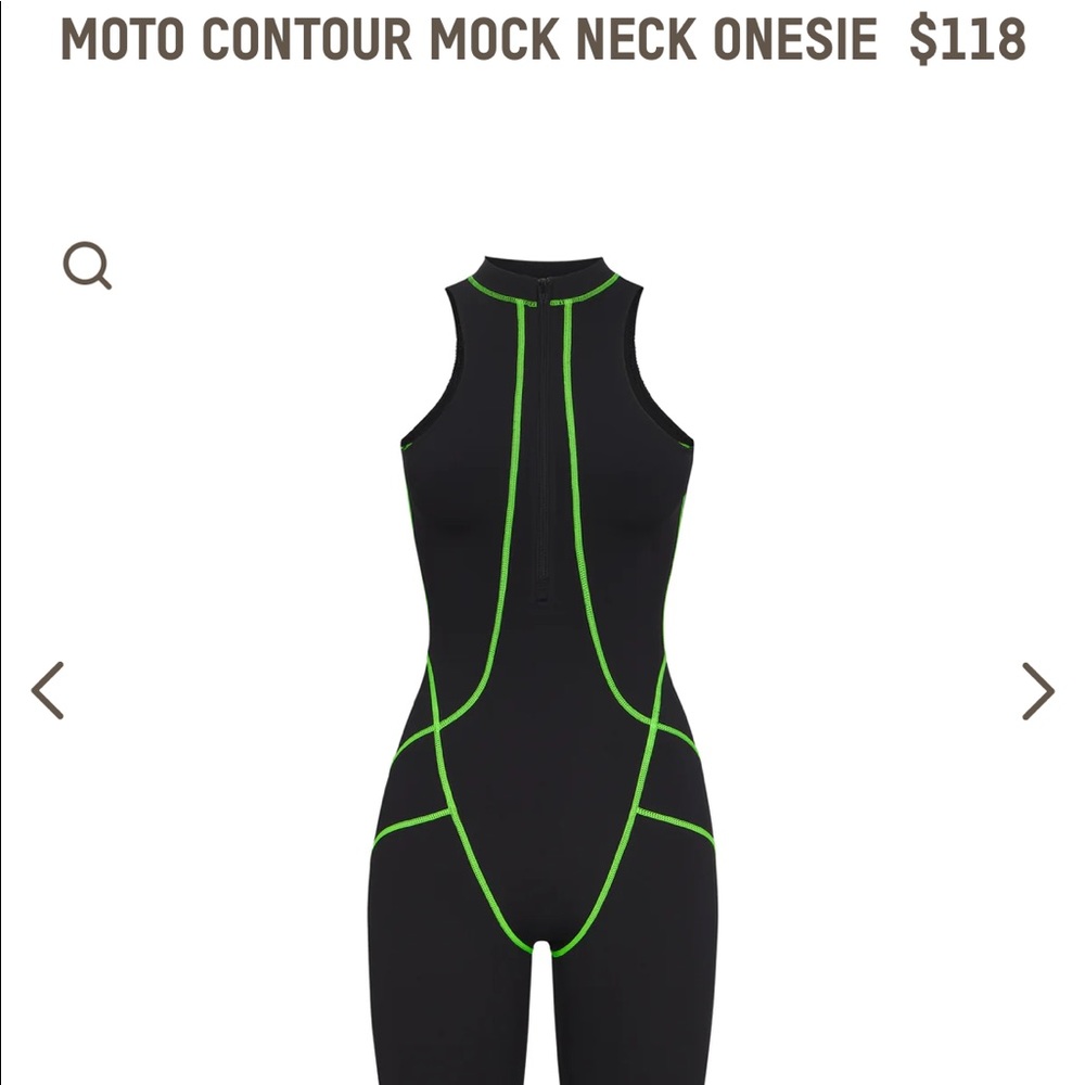 Moto Contour Neck Onesie NWT